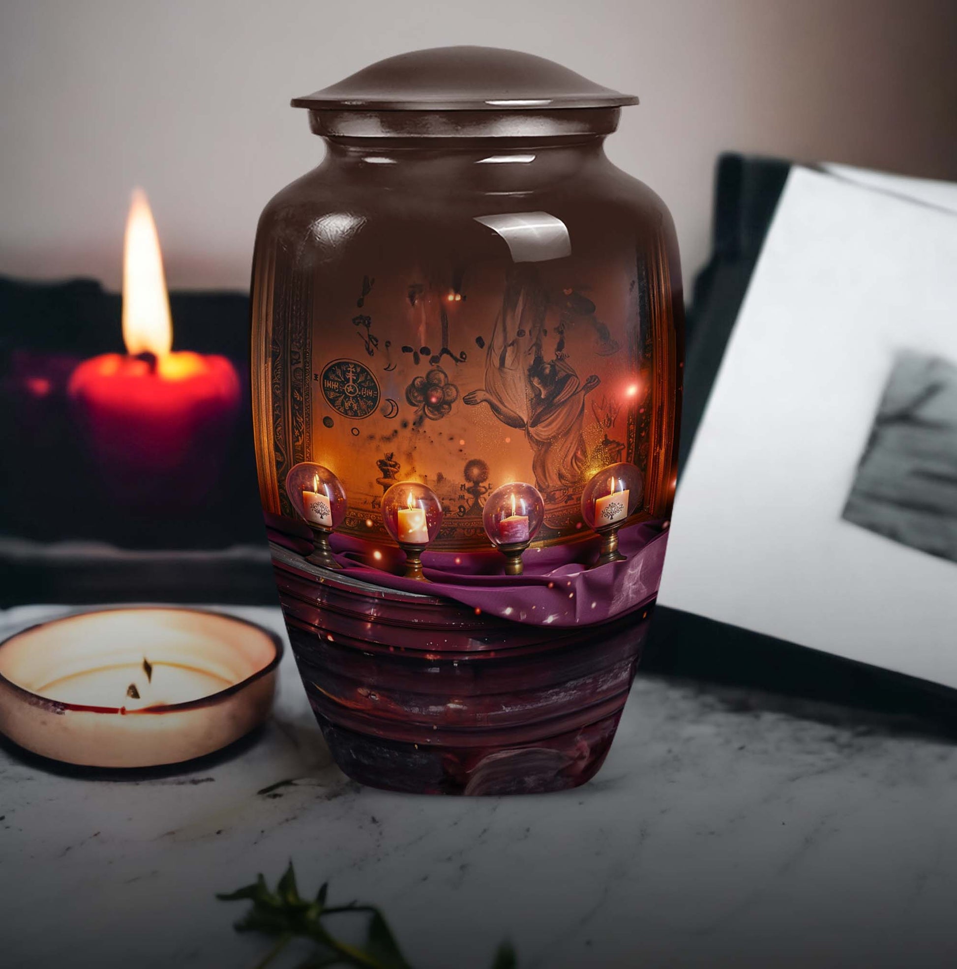 Tarot Urn cremation dad urn, 