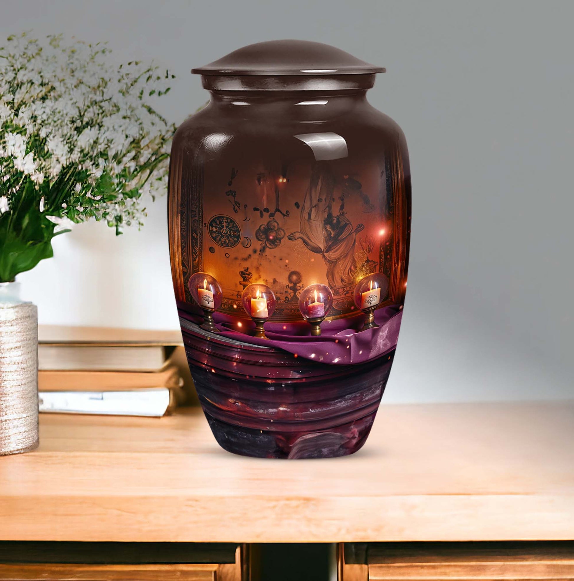 Tarot Urn cremation dad urn, 