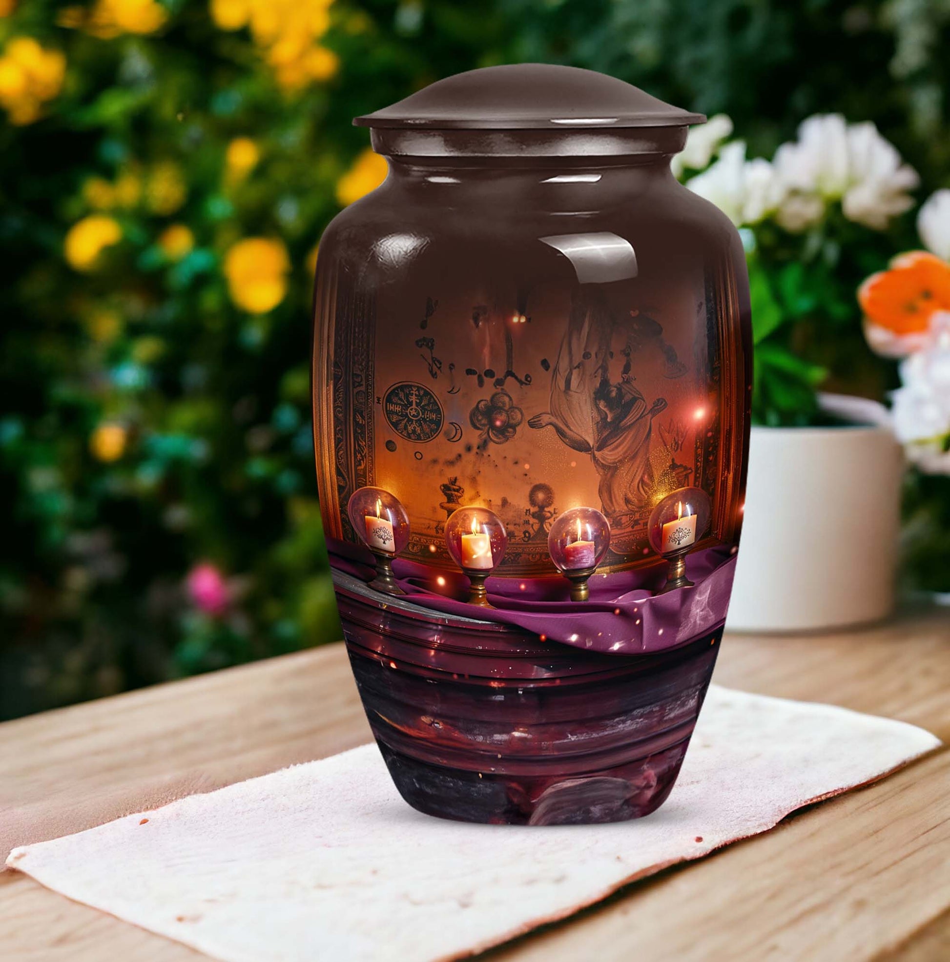 Tarot Urn cremation dad urn, 