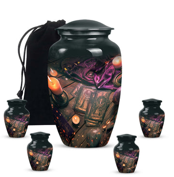 Large Urn with 4 Small Urn