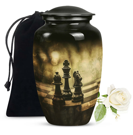 Chess Urn for adult human ashes