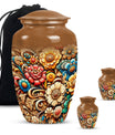 Classic Flowers Urn for cremation.