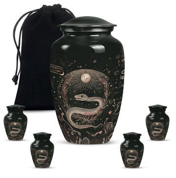 Large Urn with 4 Small Urn