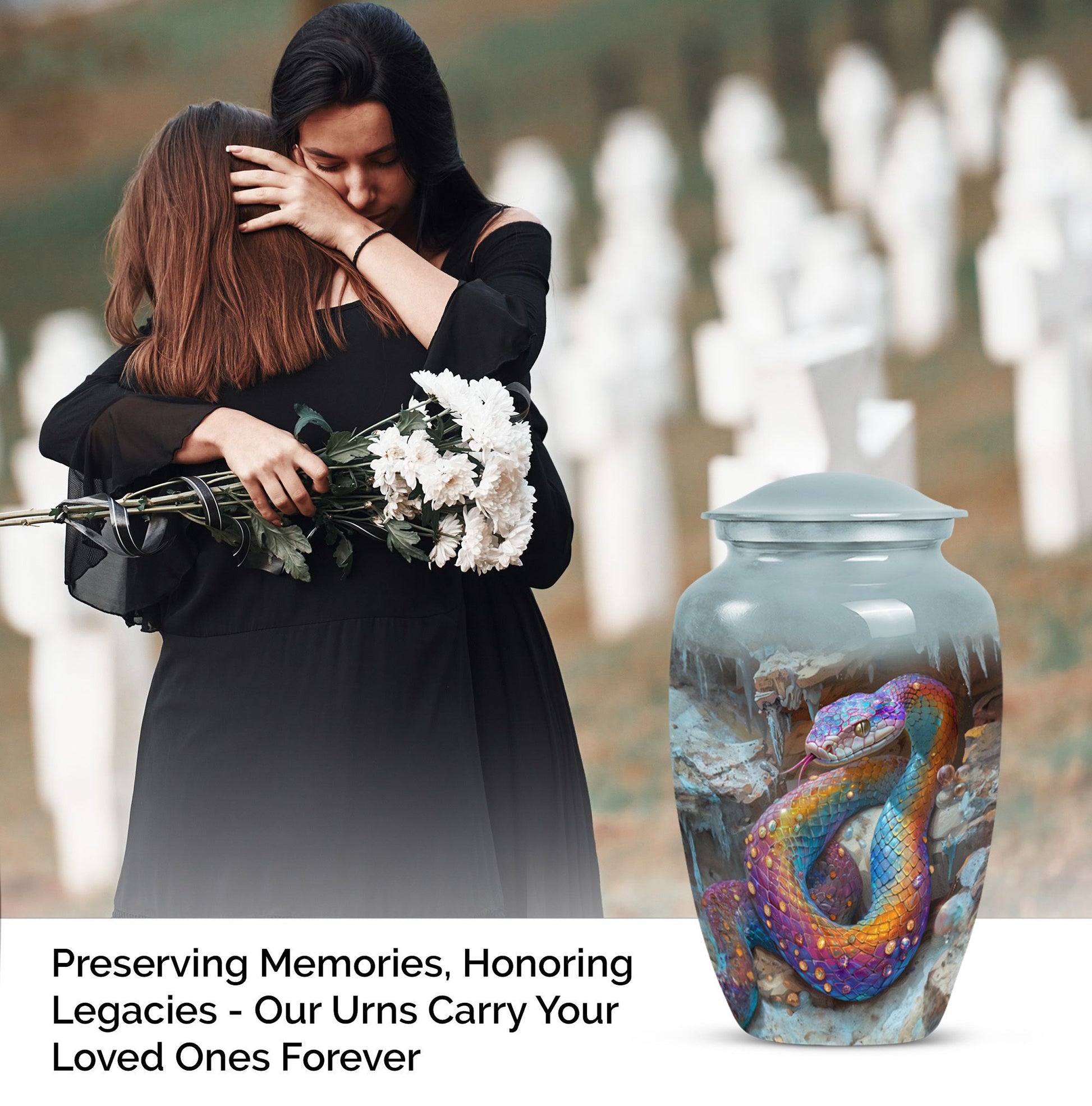 snake urn for human ashes