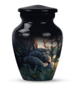  snake urn in abstract design for memorial funerals,