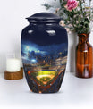 10 inch Classic Snake Design Urn for cremation.