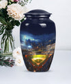 10 inch Classic Snake Design Urn for cremation.