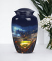 10 inch Classic Snake Design Urn for cremation.