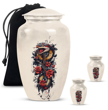 Large Urn with 2 Mini Urn