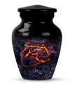 Abstract design snake urn for adult ashes women.