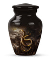 snake urn in classic design.