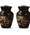 snake urn in classic design.