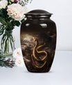 snake urn in classic design.