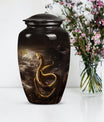 snake urn in classic design.