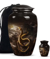 snake urn in classic design.