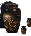 snake urn in classic design.