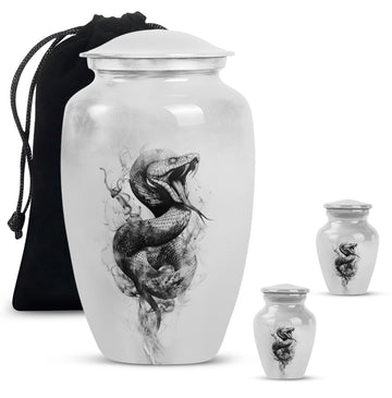 Large Urn with 2 Mini Urn