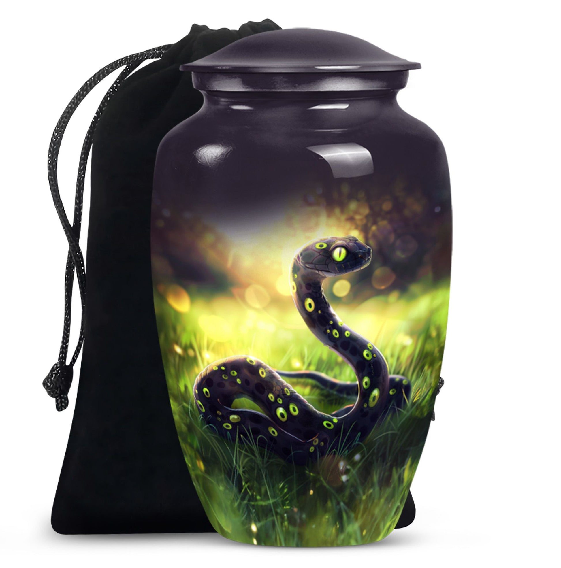 10-inch classic snake urn for women, perfect urn