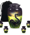 10-inch classic snake urn for women, perfect urn