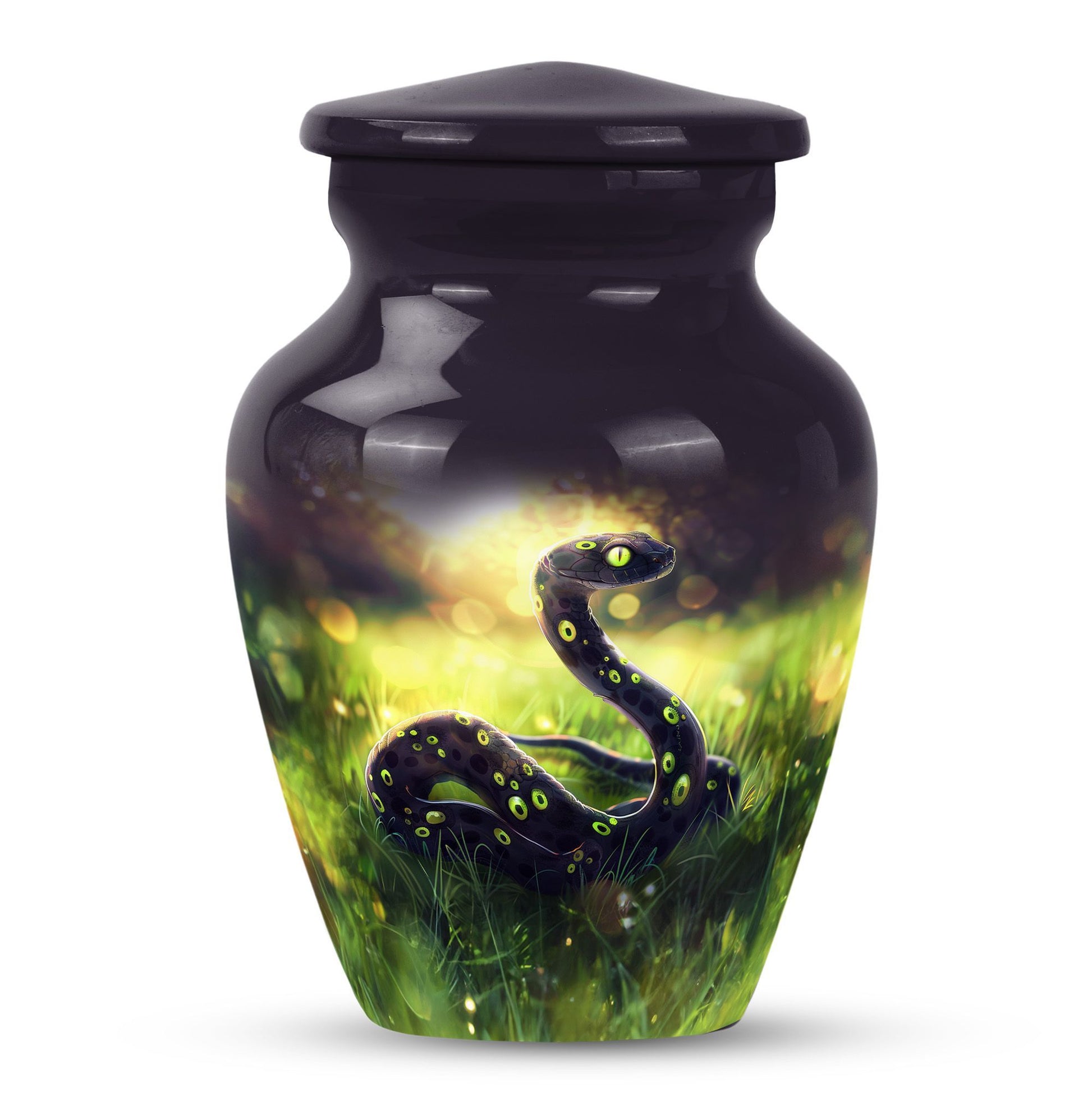 10-inch classic snake urn for women, perfect urn