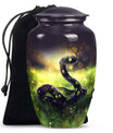 10-inch classic snake urn for women, perfect urn