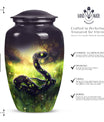 10-inch classic snake urn for women, perfect urn