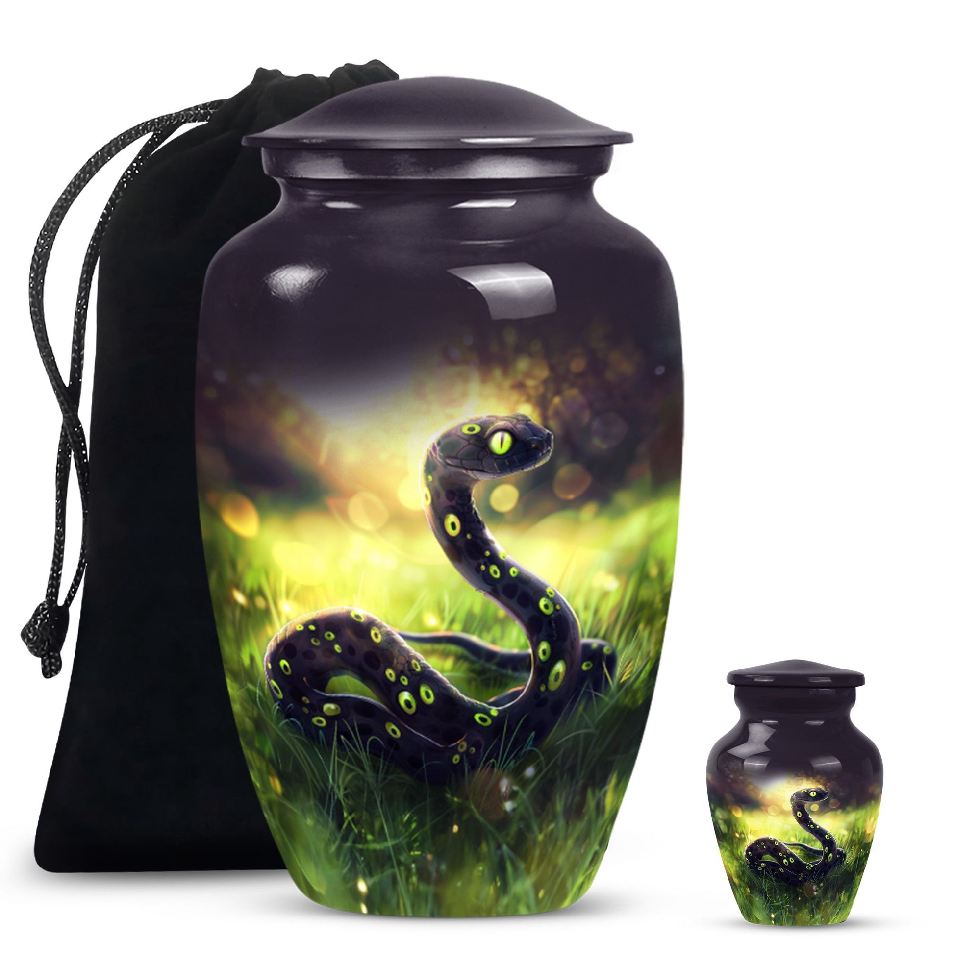 10-inch classic snake urn for women, perfect urn