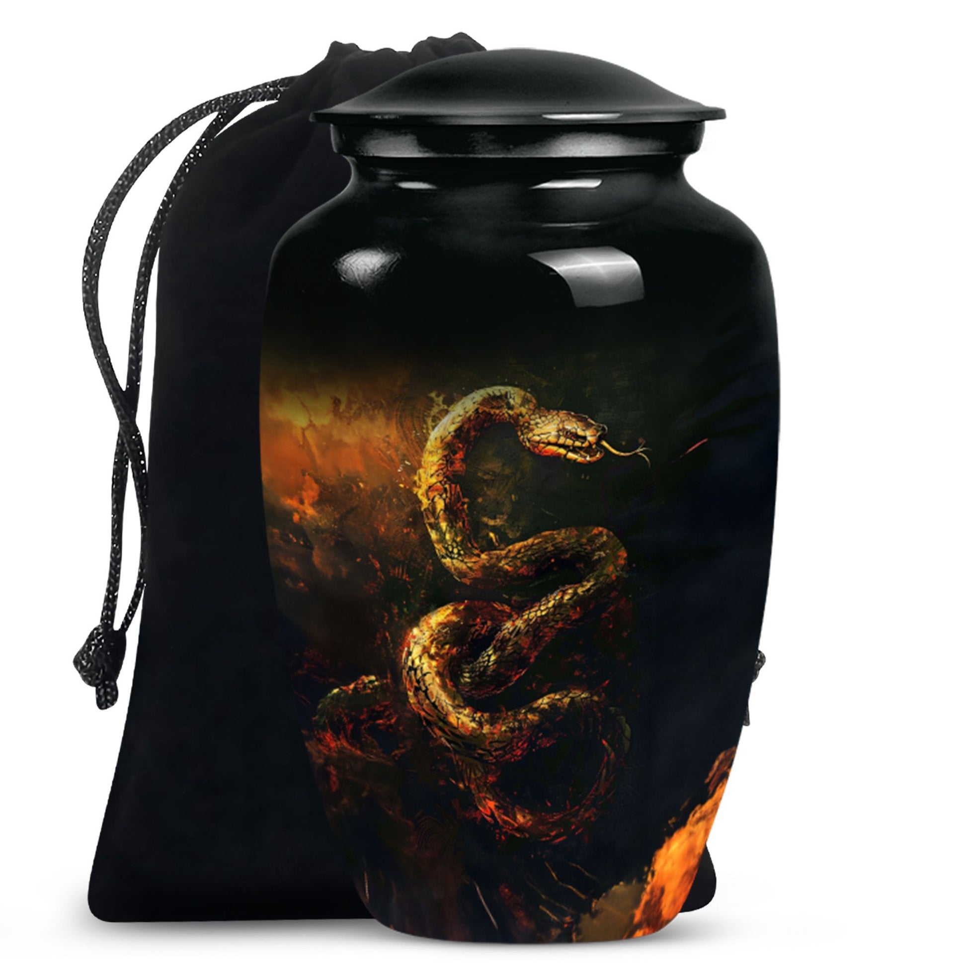  snake urn for adult ashes