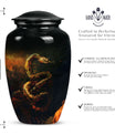  snake urn for adult ashes