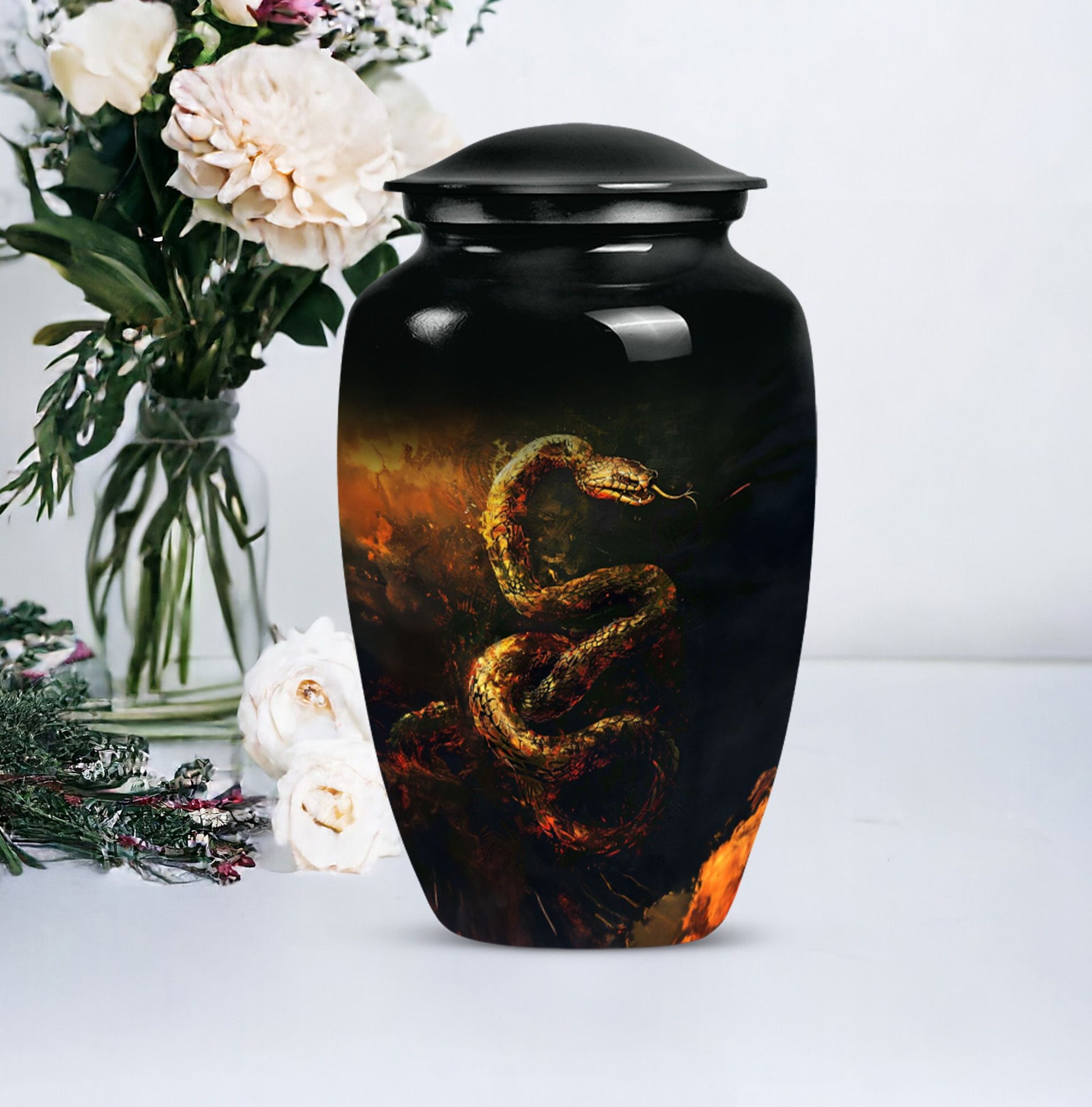  snake urn for adult ashes