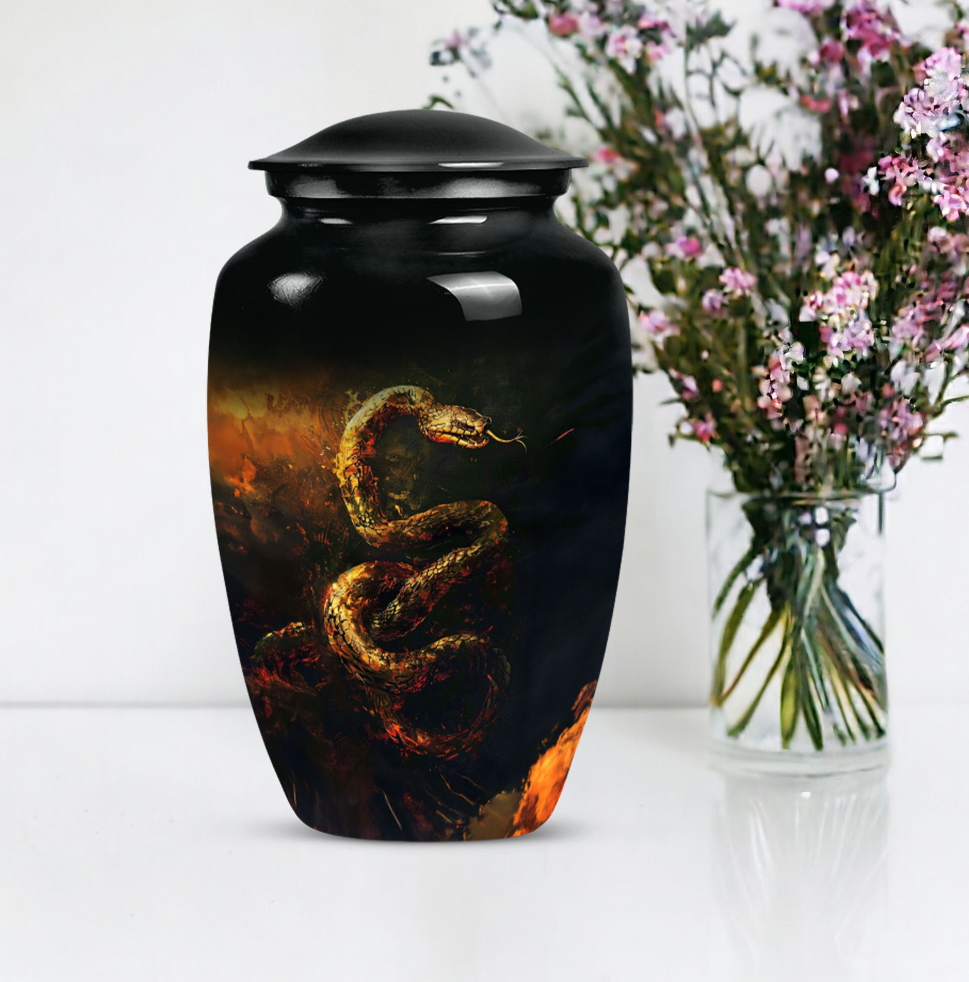  snake urn for adult ashes