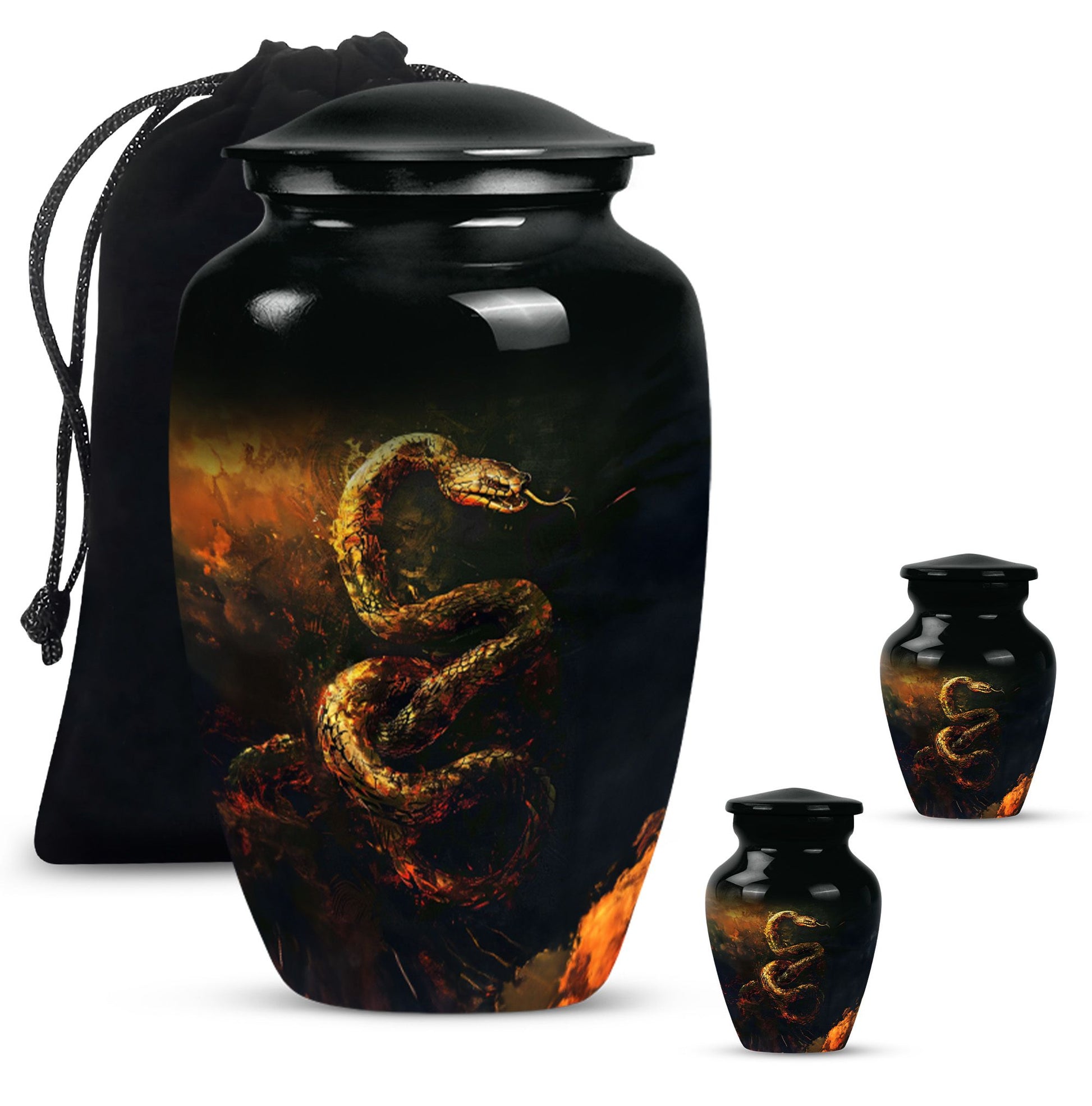  snake urn for adult ashes