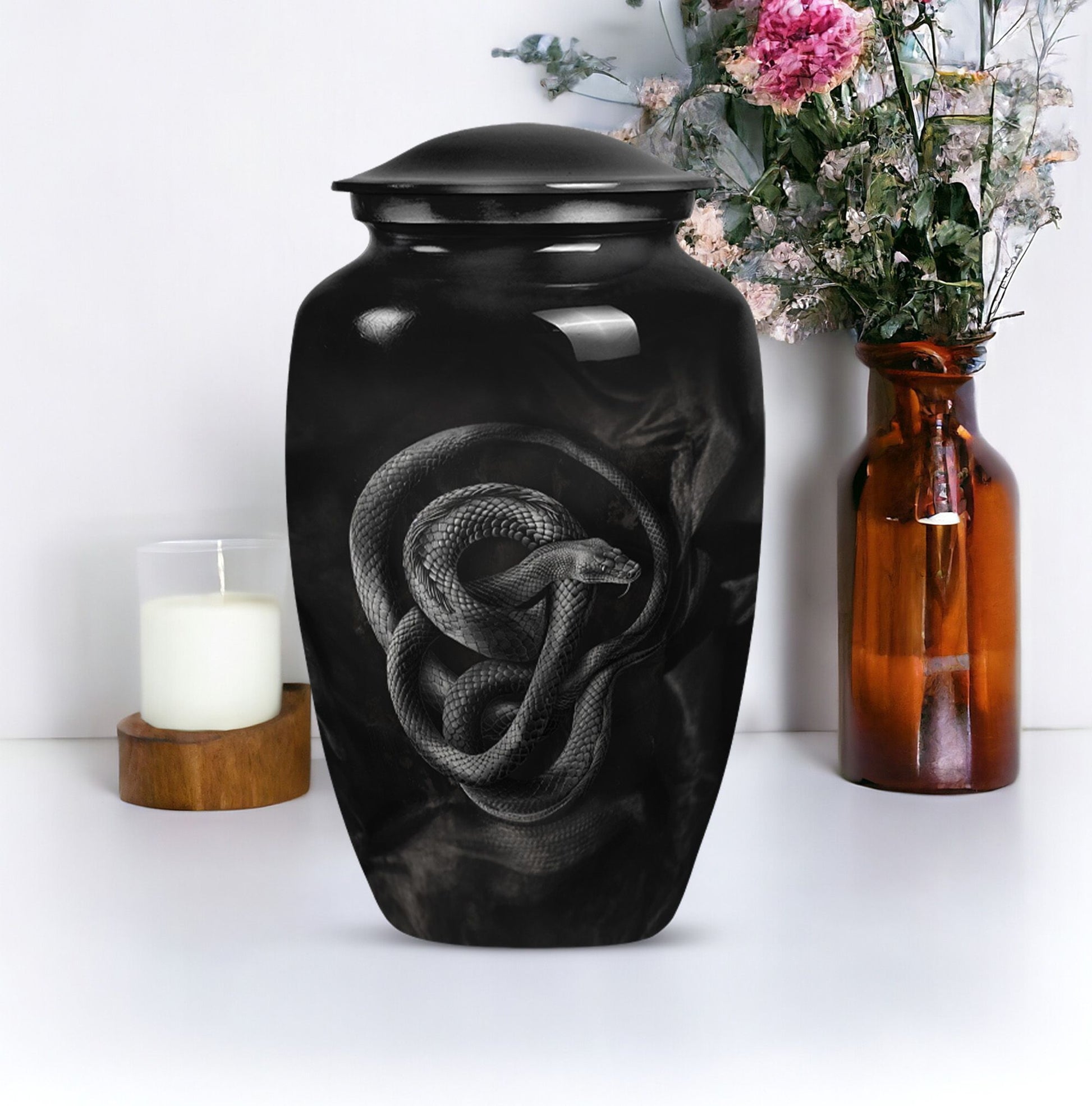 snake urn for ashes