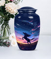 10-inch Classic Horse Urn, large memorial urn 