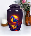 10-inch Classic Horse Urn.