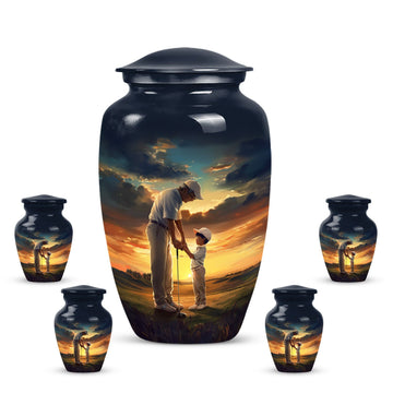 Large Urn with 4 Small Urn