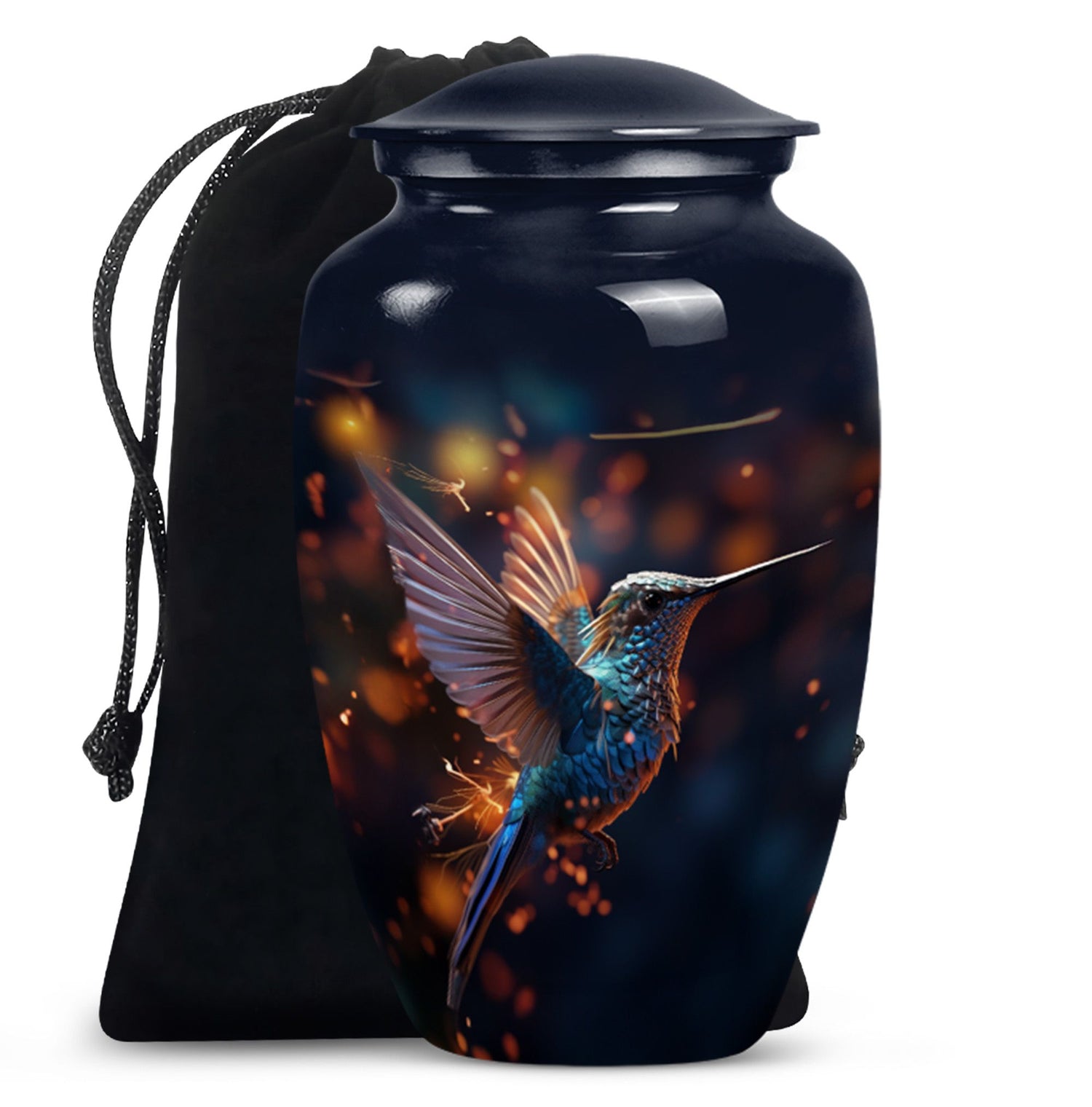 humming birds Urn