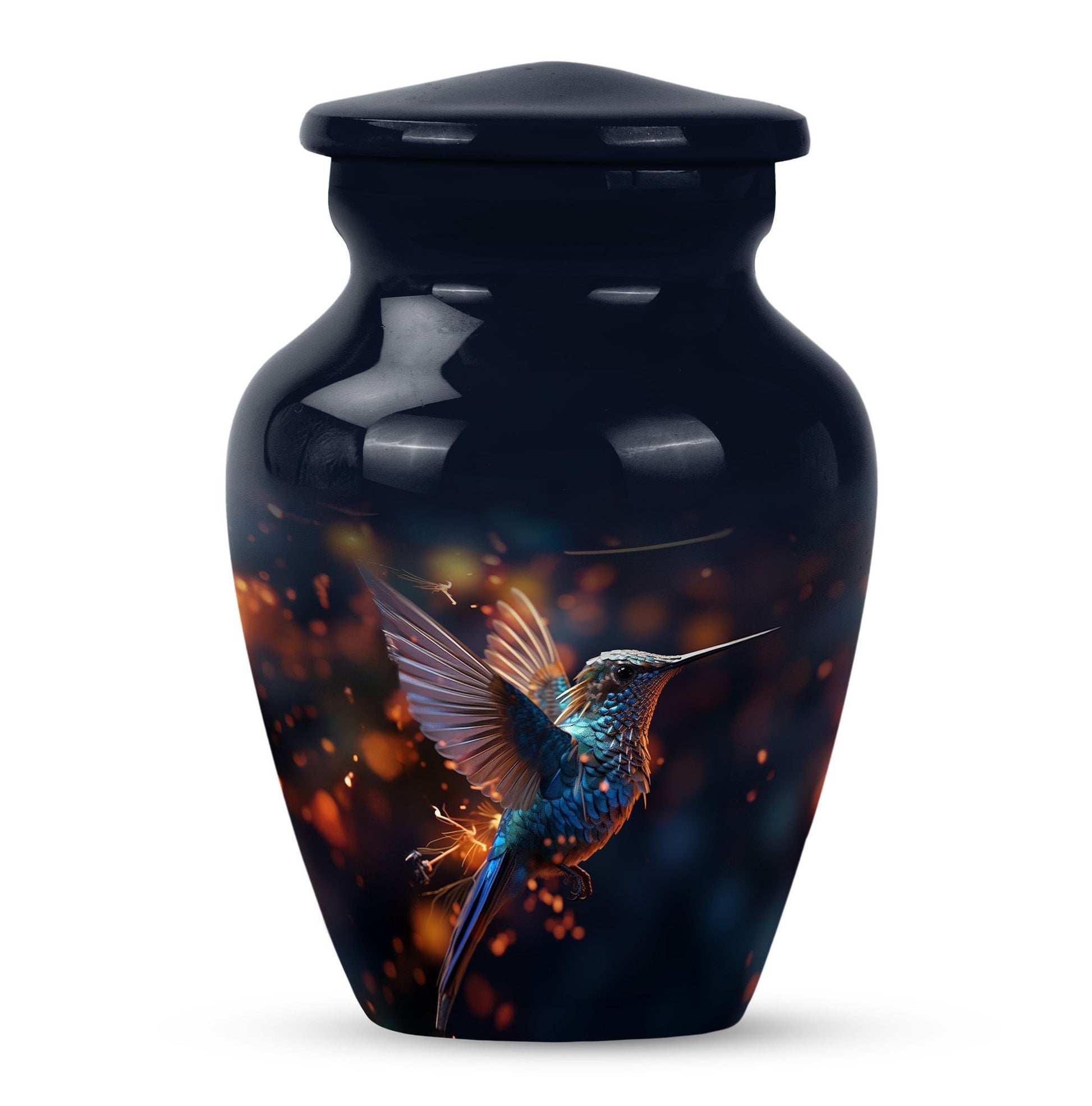 humming birds Urn