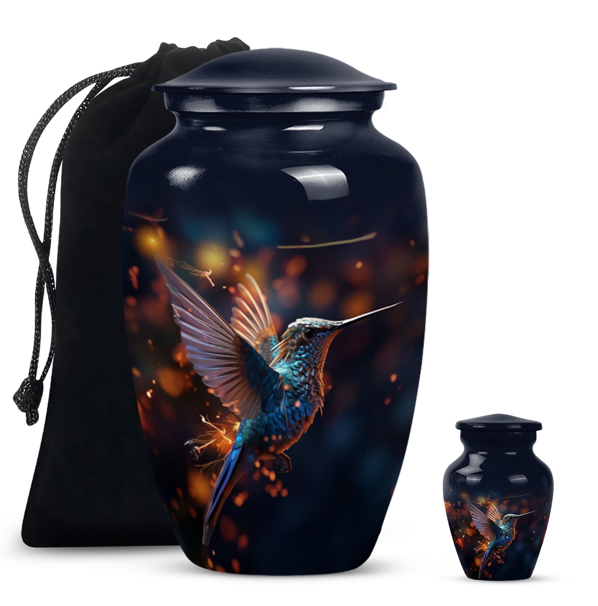 humming birds Urn