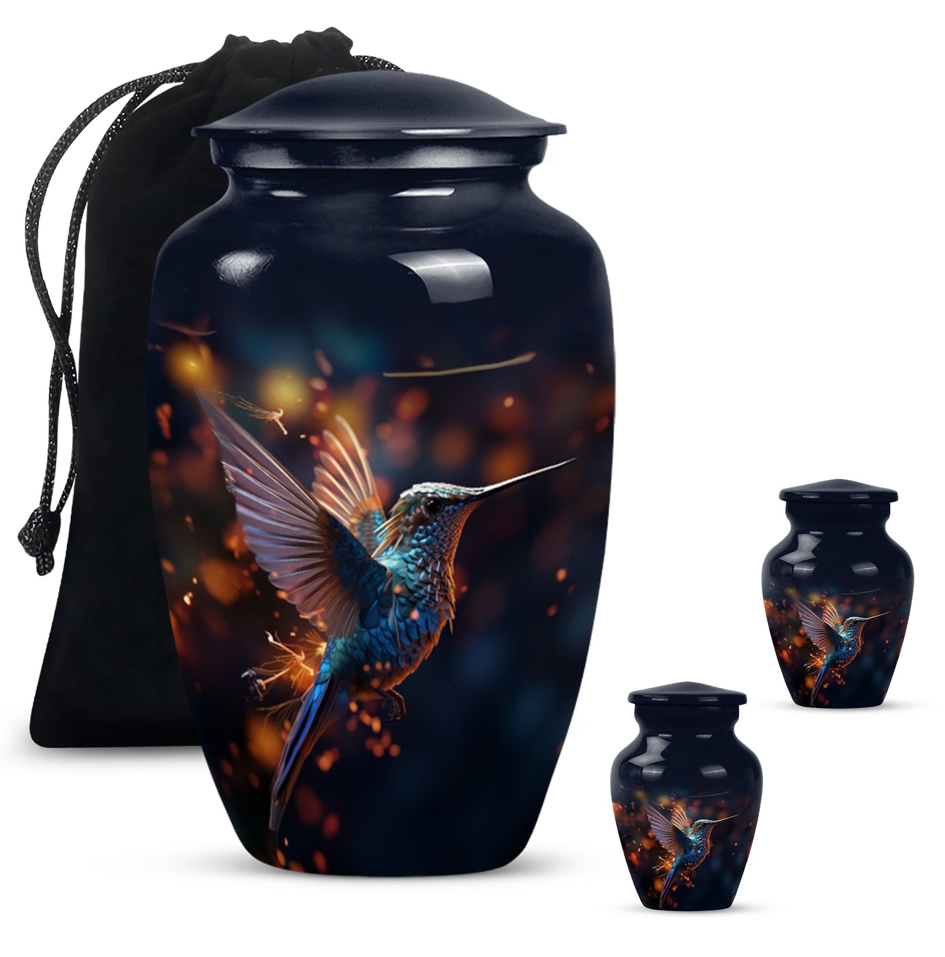 humming birds Urn