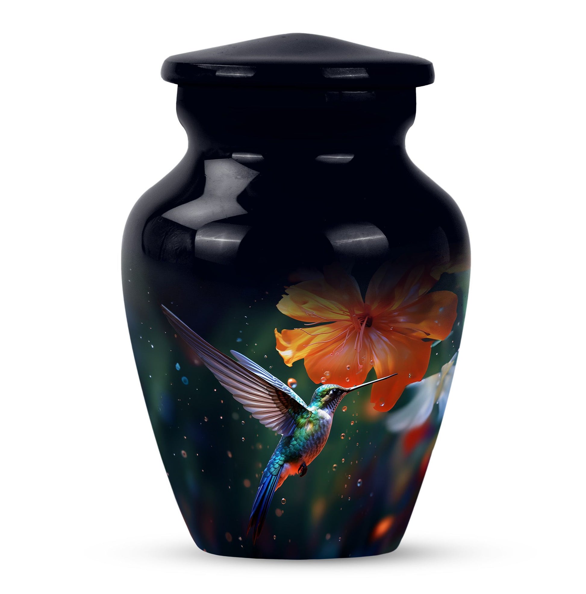 Classic 10-inch humming birds Urn,