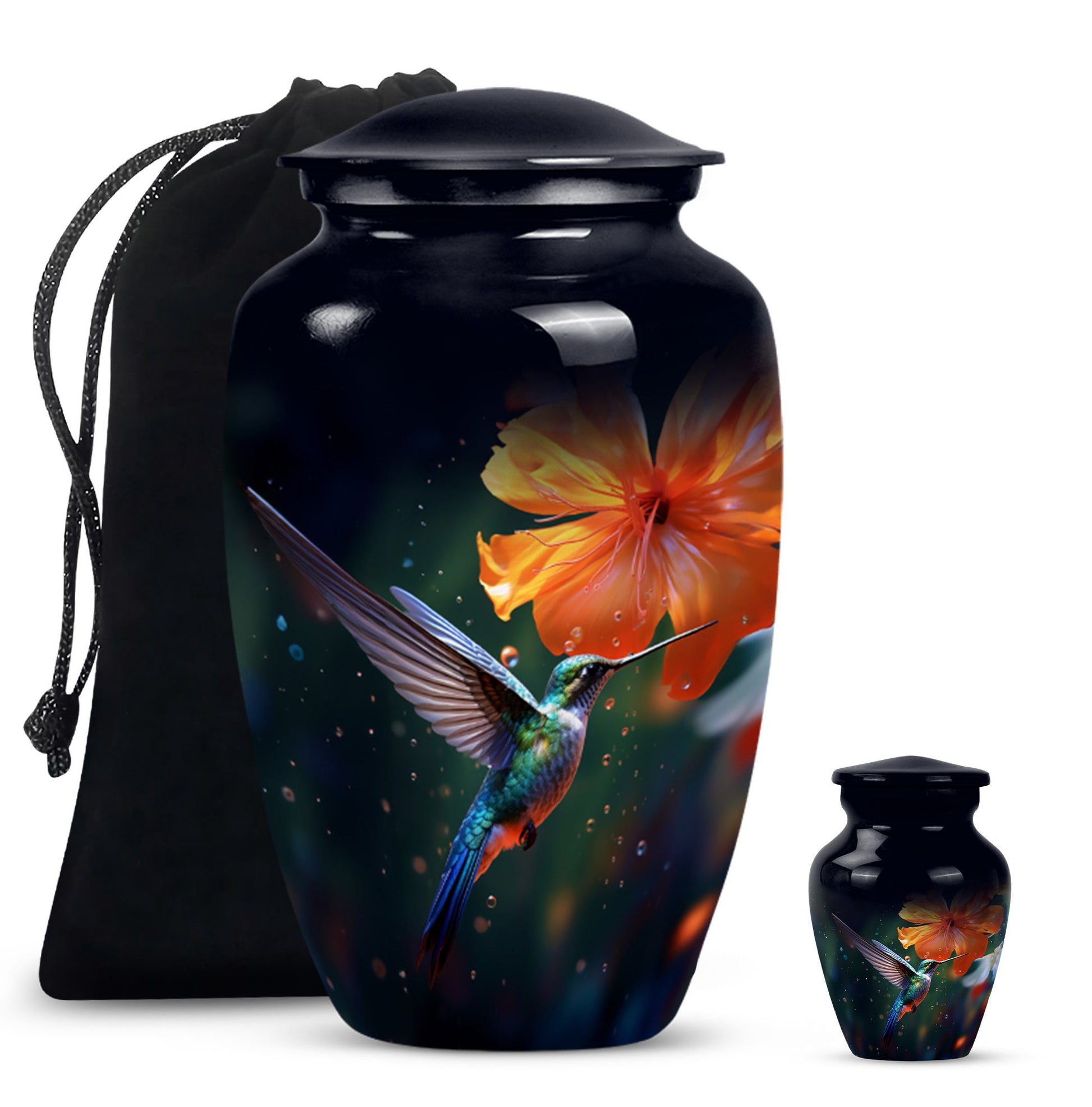 Classic 10-inch humming birds Urn,