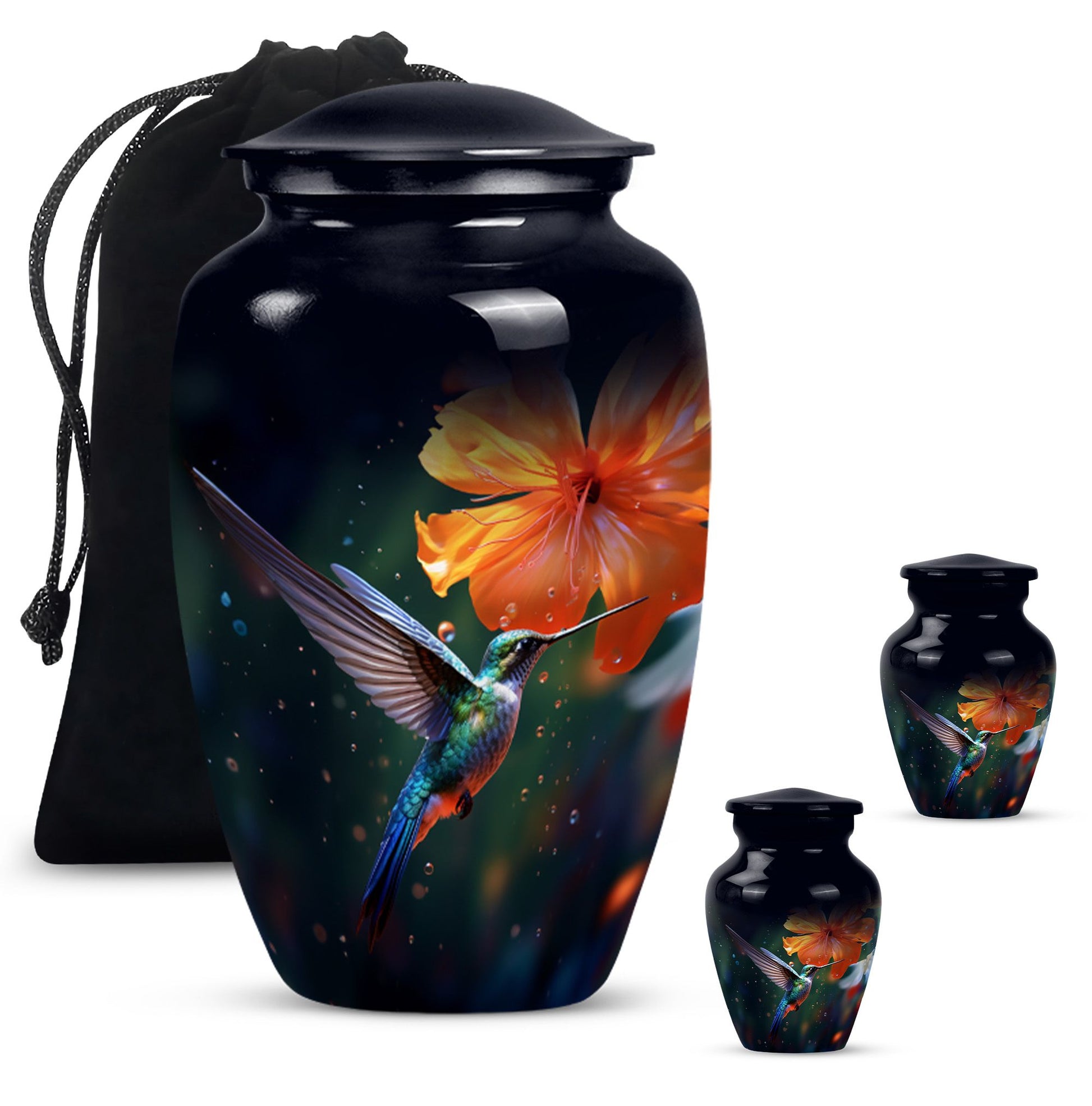 Classic 10-inch humming birds Urn,