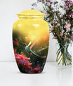 Classic Abstract Design Memorial Urn for Human Ashes.