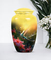 Classic Abstract Design Memorial Urn for Human Ashes.