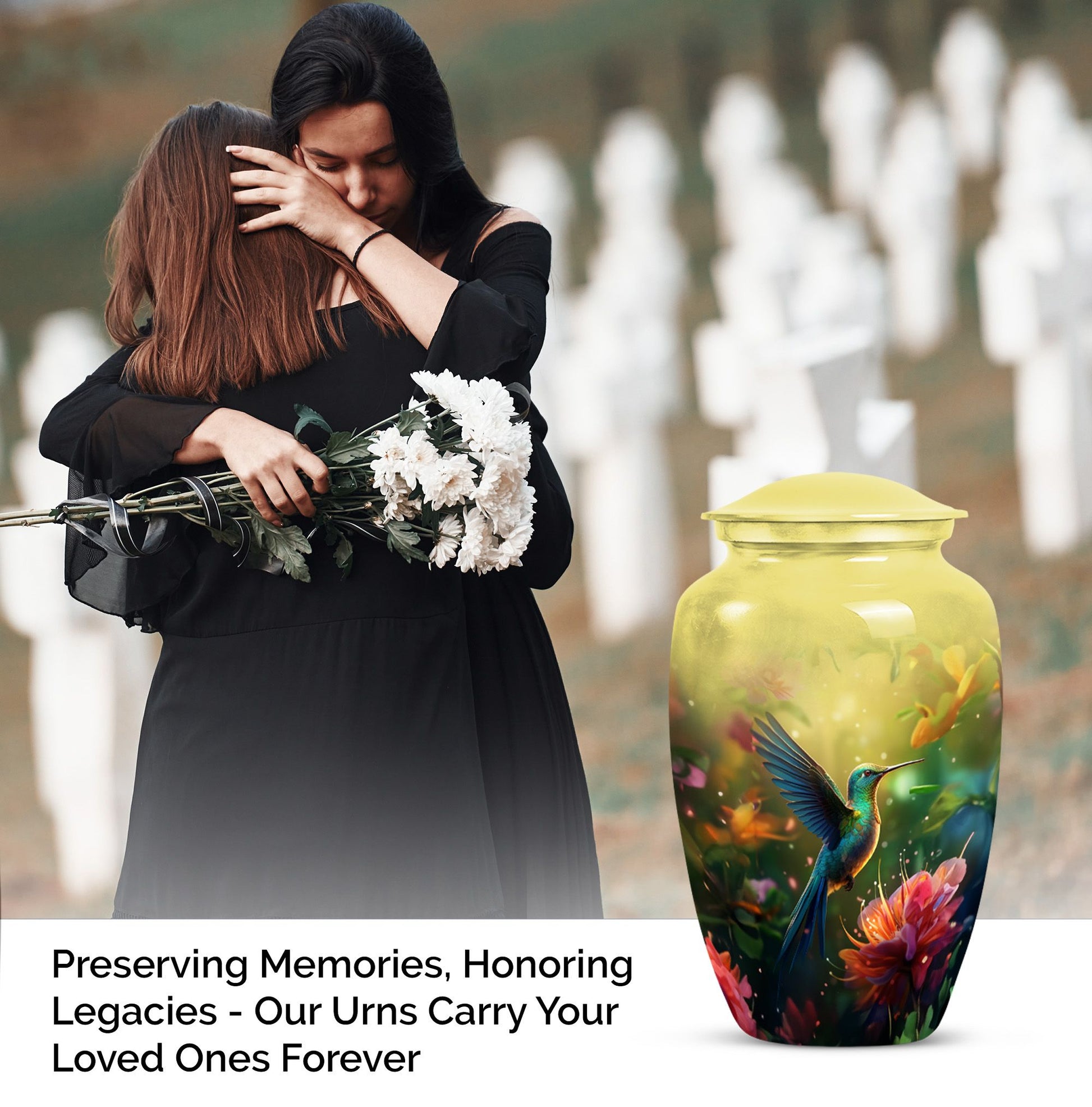 humming birds urn for ashes