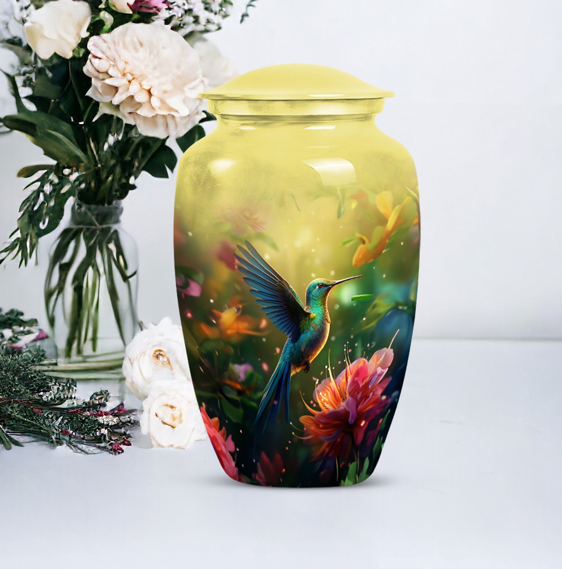 humming birds urn for ashes