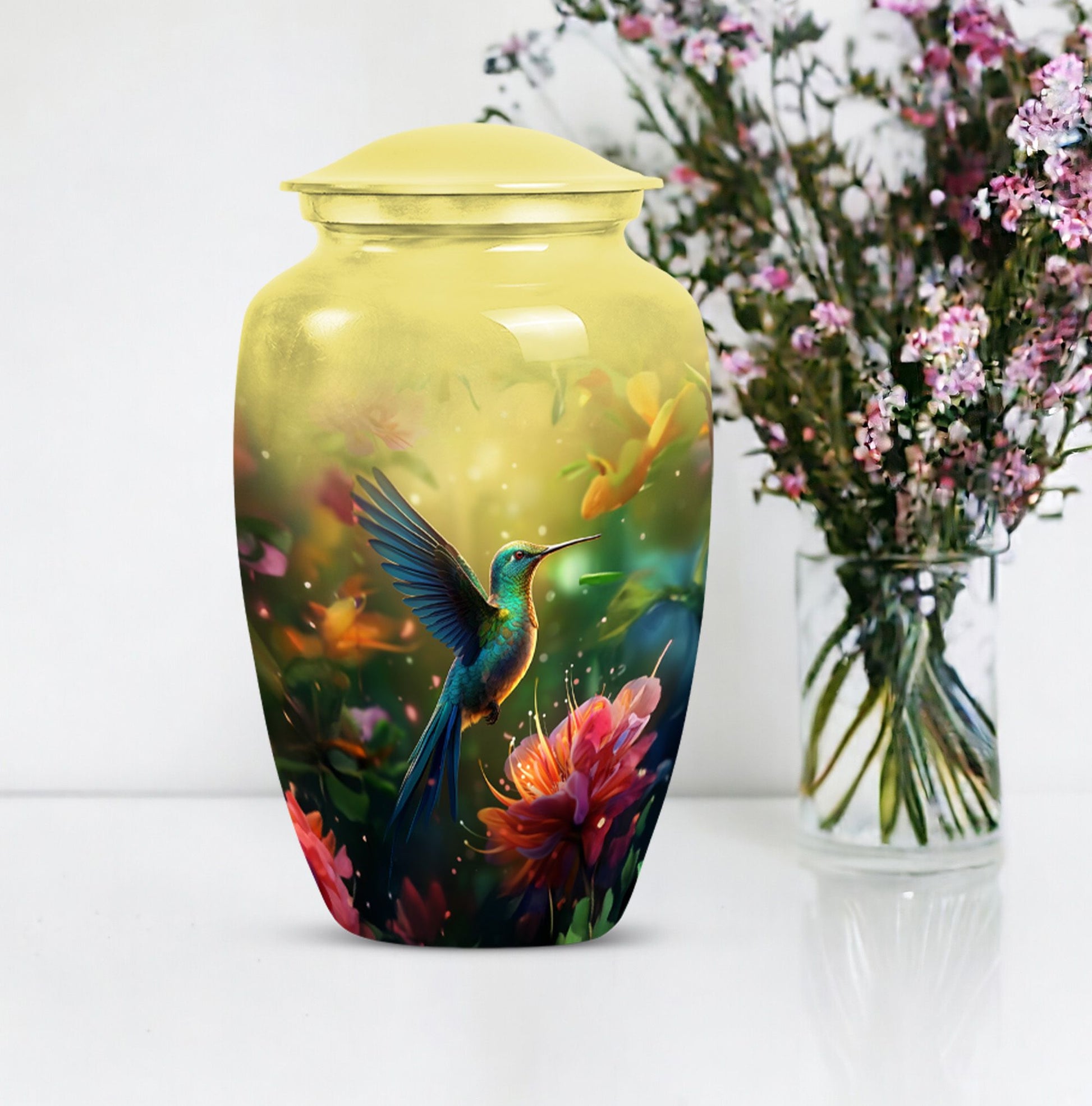 humming birds urn for ashes