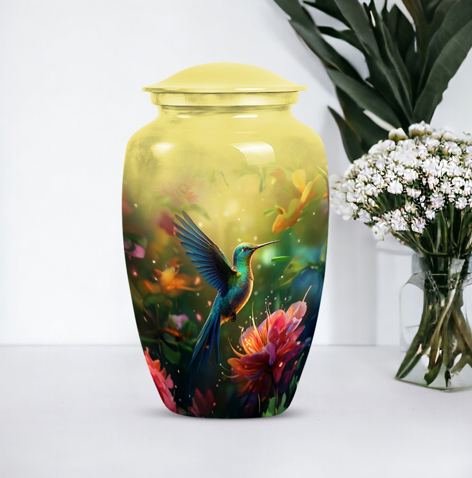 humming birds urn for ashes