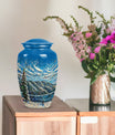 Classic 10-inch Mountains Urn, a large cremation urn.